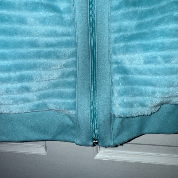 Chico's Teal Sleeveless Fleece Vest - Picture 4 of 10
